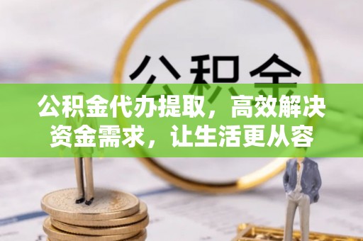 望江公积金代办提取，高效解决资金需求，让生活更从容
