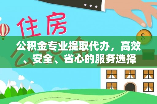 望江公积金专业提取代办，高效、安全、省心的服务选择