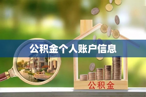 望江公积金个人账户信息