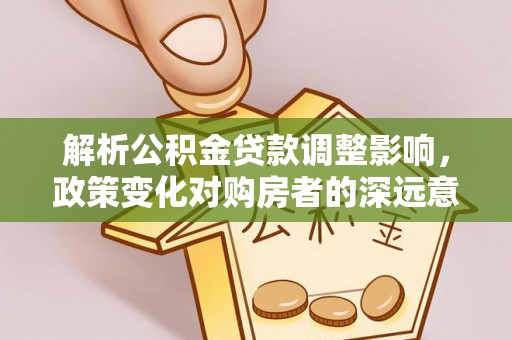 望江解析公积金贷款调整影响，政策变化对购房者的深远意义