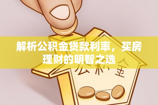望江解析公积金贷款利率，买房理财的明智之选