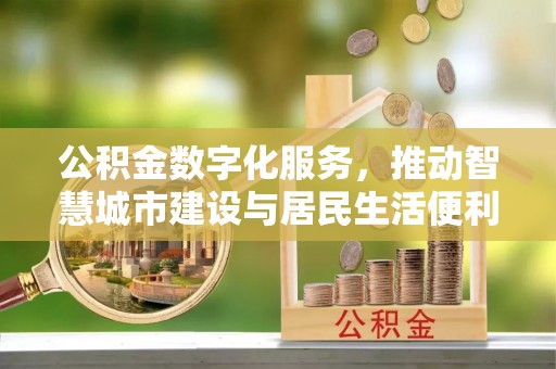 望江公积金数字化服务，推动智慧城市建设与居民生活便利化