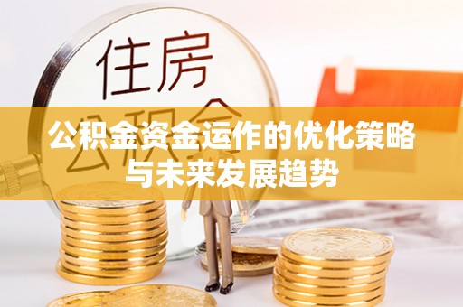 望江公积金资金运作的优化策略与未来发展趋势