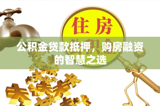 望江公积金贷款抵押，购房融资的智慧之选