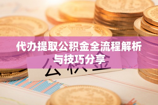 望江代办提取公积金全流程解析与技巧分享