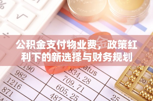 望江公积金支付物业费，政策红利下的新选择与财务规划