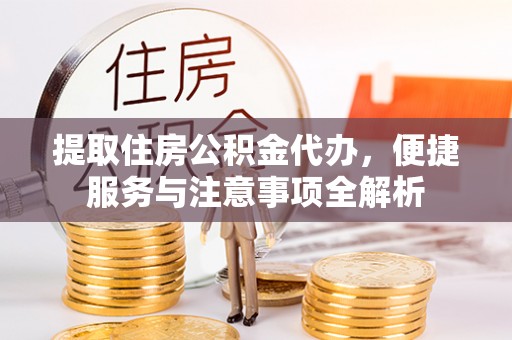 望江提取住房公积金代办，便捷服务与注意事项全解析