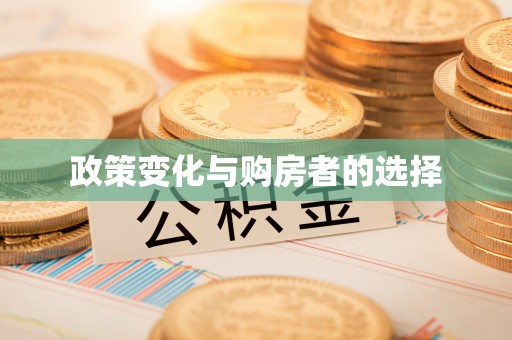 望江政策变化与购房者的选择