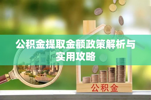 望江公积金提取金额政策解析与实用攻略