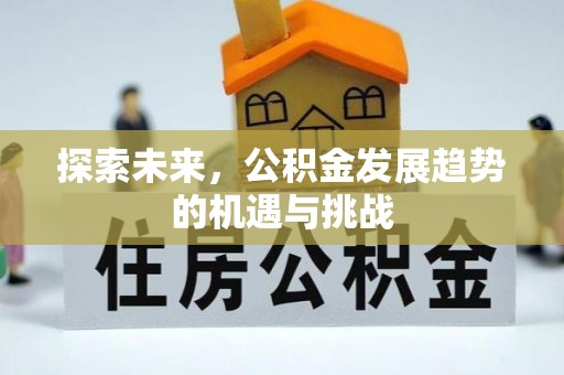 望江探索未来，公积金发展趋势的机遇与挑战