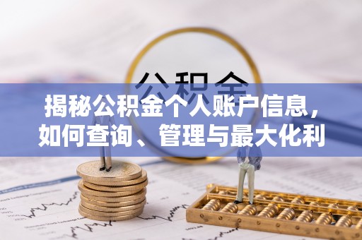望江揭秘公积金个人账户信息，如何查询、管理与最大化利用