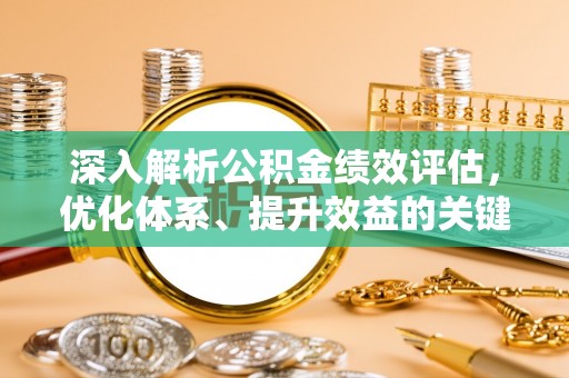 望江深入解析公积金绩效评估，优化体系、提升效益的关键路径