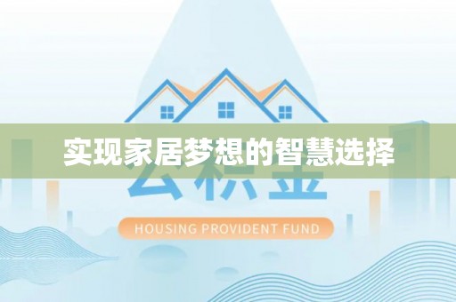 望江实现家居梦想的智慧选择