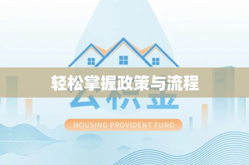 望江轻松掌握政策与流程