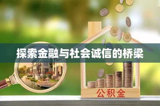 望江探索金融与社会诚信的桥梁