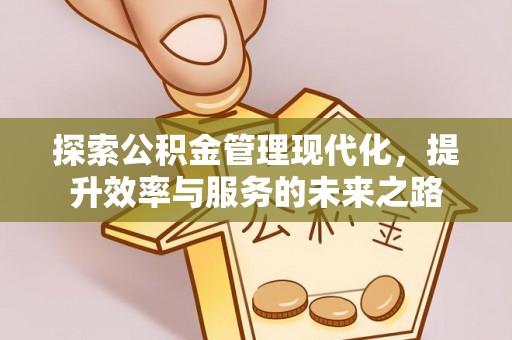 望江探索公积金管理现代化，提升效率与服务的未来之路