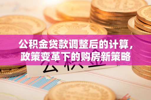 望江公积金贷款调整后的计算，政策变革下的购房新策略