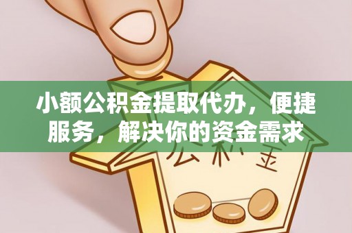 望江小额公积金提取代办，便捷服务，解决你的资金需求