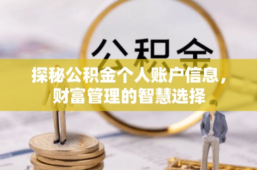 望江探秘公积金个人账户信息，财富管理的智慧选择