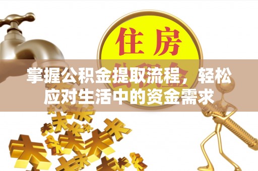 望江掌握公积金提取流程，轻松应对生活中的资金需求
