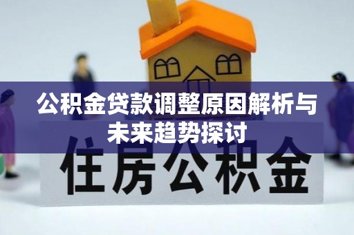 望江公积金贷款调整原因解析与未来趋势探讨